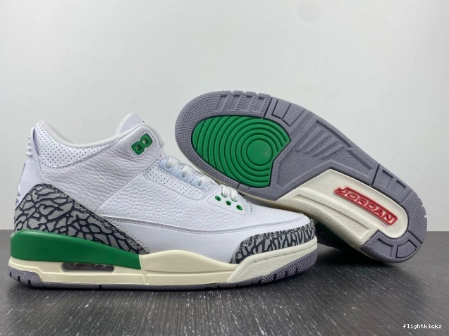 CK9246-136 3 Jordan Retro (W) Green Lucky 0822